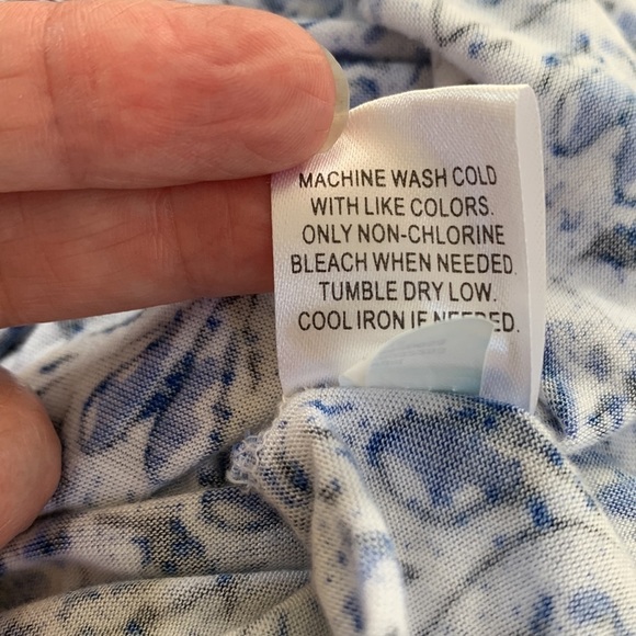 EUC Converse Floral Razorback Twist Jersey Knit Tank Top - Picture 8 of 8